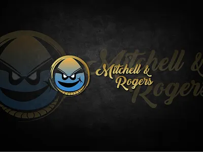 Mitchell & Rogers cartoon creative logo fun logo mitchell rogers