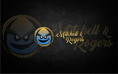 Mitchell & Rogers cartoon creative logo fun logo mitchell rogers