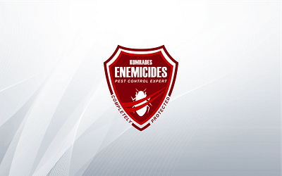 Enemicides badge logo creative logo illustrative logo product logo