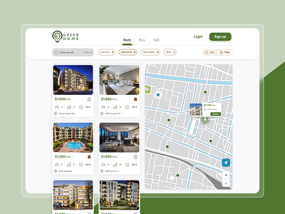 Real estate website home house property real state ui ui design uiux uiux website ux website website design