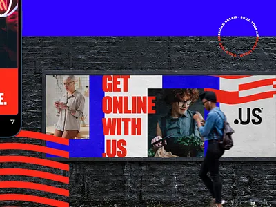 .US Top Level Domain Branding brand identity branding design domains logo motion graphics photography social typography vector website