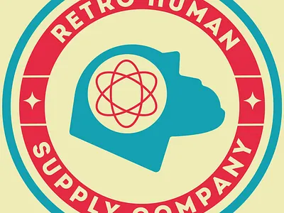 Retro Human Supply Company adobe illustrator adobe photoshop branding design graphic design logo mid century retro vector vintage