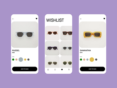 WISHLIST ANIMATION 044 44 after effects animation app daily ui daily ui 044 daily ui 44 favorites interface mobile interface ui ux wishlist