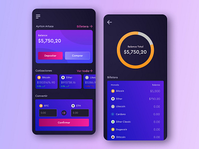 Cryptocurrency Mobile Web bitcoin crypto crypto currency crypto exchange crypto wallet cryptocurrency mobile mobile design ui ux