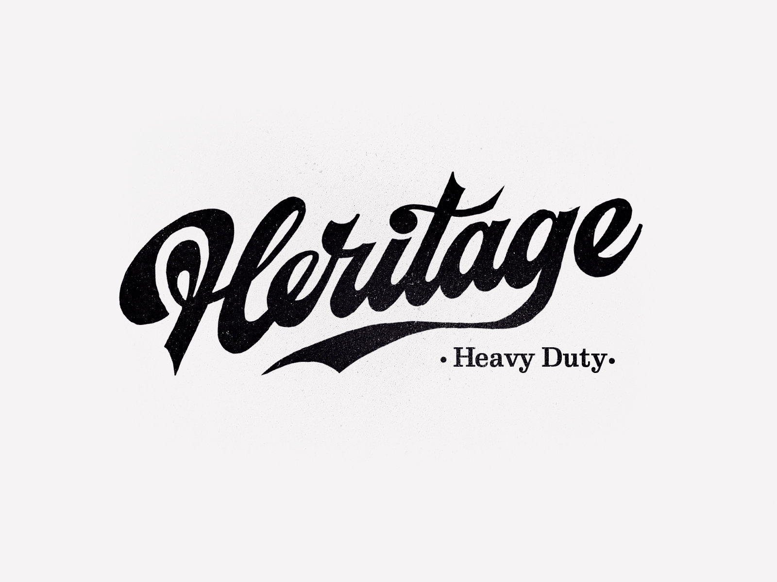 Heritage Heavy Duty by ForSureLetters on Dribbble
