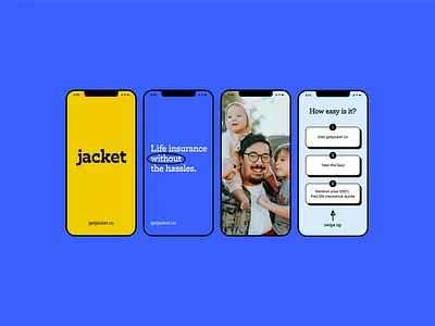 Jacket Visual Identity art direction brand brand art direction brand design brand expression brand identity branding insurance brand insurance logo logo brand modern startup visual identity visual system
