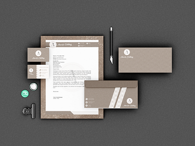 Elegant Stationery Designs brand identity branding design graphic design stationery