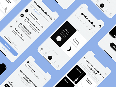 Self-care App Design UX/UI app app design application application design creative graphic design mobile mobile app selfcare selfcare app ui ui design ui ux ui ux design user user experience user interface ux ux design visual