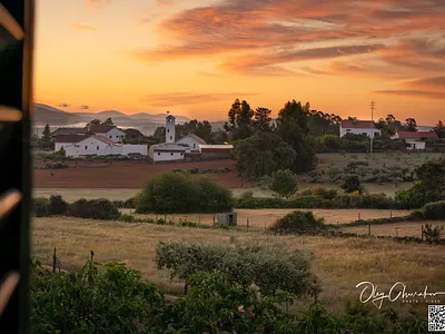 Sunrise. North of Portugal. Vilage portugal sunrise vilage