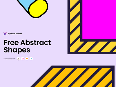 Free Abstract Shapes abstract decoration download elements free freebie illustration shapes vector