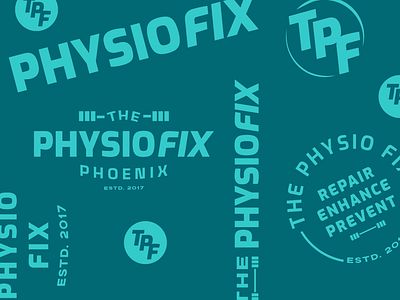 The PhysioFix Flash Sheet brand identity brand identity design brand strategy branding coaching company crossfit design fitness fitness coach gym branding logo logo flash sheet logo sheet physical therapy rebrand sport branding sport performance wellness