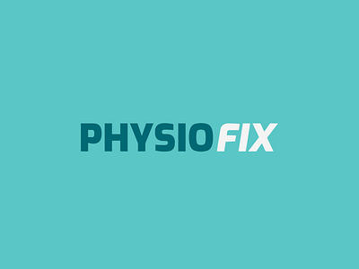 PhysioFix Logotype athlete brand identity brand identity design branding coaching crossfit design fitness coach logo logo design logotype physical therapy sport branding sport performance strength athletes weightlifting wellness wordmark