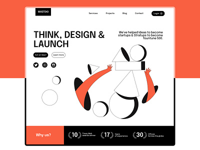 Design Studio app design design agency figma illustration landing page product design studio ui ui ux web design