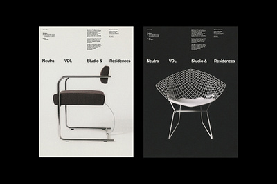 VDL Teaser architecture chair design furniture grid portfolio typography vdl