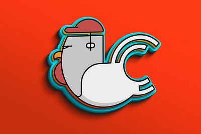 Chicken Corner Logo branding design illustration logo
