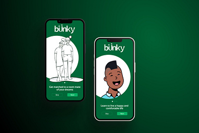 Bunky splash screen design ui design ui ux