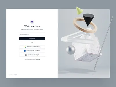 Log in page — Untitled UI 3d abstract design system figma form log in login minimal minimalism sign up signup simple ui kit web design webflow