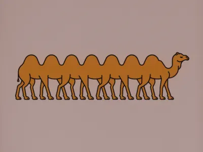 Complex Camel adobe illustrator animal camel caravan graphic illustration illustrator mug retro