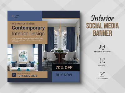 Interior Social Media Post Template tips