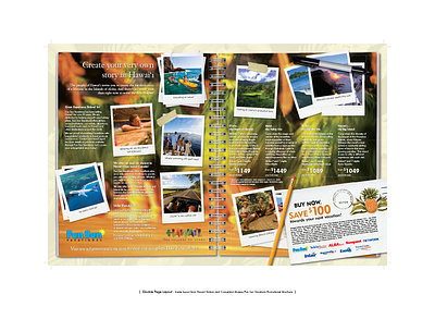 Hawaii Vistors & Convention Bureau double page ad