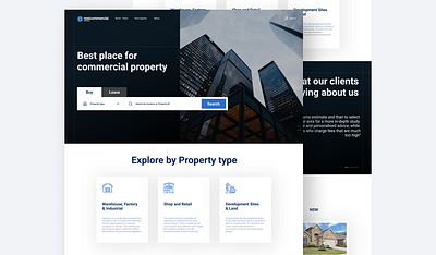 Real Estate Website redesign branding figma ui ux website
