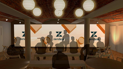 Zendesk Relate 2022 - Spatial Design 3d 3d design architecture brandexperience branding design eventdesign interior architecture interior design interiors materials spatialdesign
