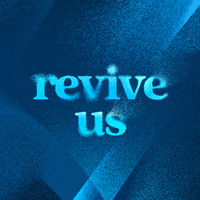 "Revive Us" Series - Mosaic Church bible church identity illustration lockup series texture typography