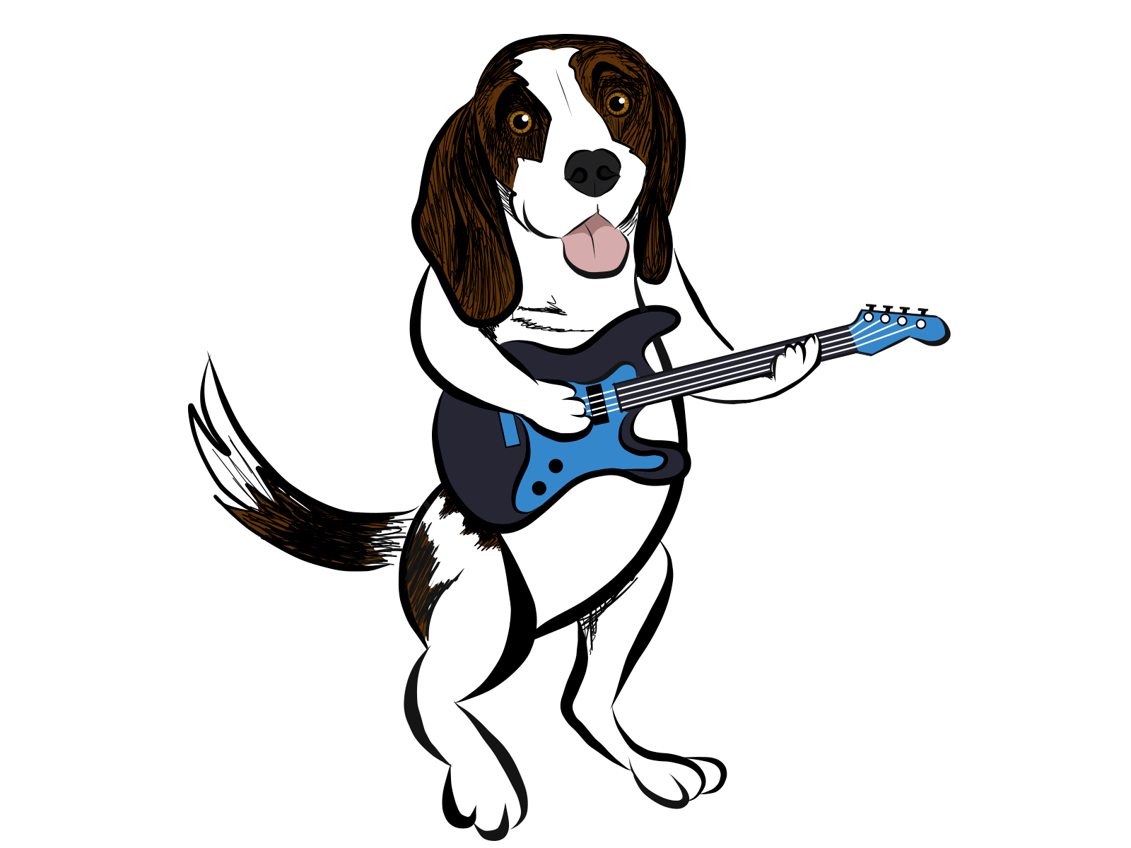 Rockin' Mammals illustration vector