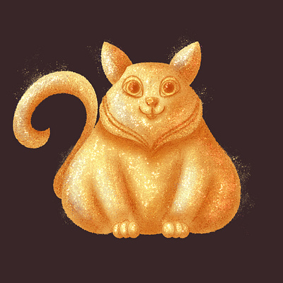 Sand cat cat character character design design illustration material study sand sand cat texture study