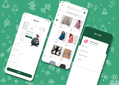 Social Shops | Etelligens graphic design ui