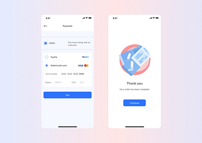 Payment page in the mobile App app design figma mob mobile ui payment payment page ui