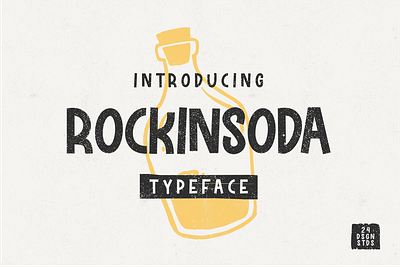 Rockingsoda Display Font app branding design display font graphic design illustration logo serif typeface typography ui ux vector vintage