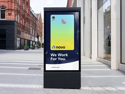 Novo.co Brand Identity b2b bank brand design branding door financial fintech icon identity logo modern money n saas simple small business symbol tech visual identity system