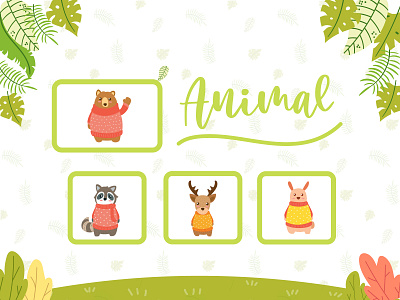 Animals Jungle animal design graphic design illustration vector