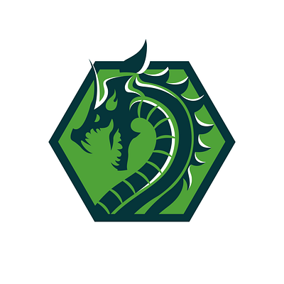 Green Dragon dragon graphic design green logo