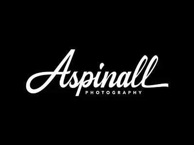 Aspinall Photography - Hand Drawn Photography logo creative graphic design handdrawn handlettering handtypography lettering logo logotype photography signature type typography uniquelogo