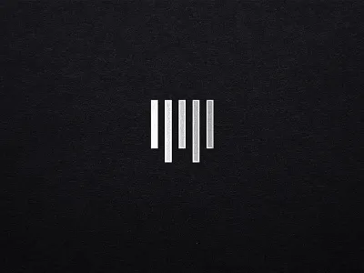 Technopodium Logo Concept ver. 03 barcode black branding device gadget letter logo logotype minimal monogram online p store t typography