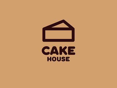 CAKE house art branding cake design house logo logodesign logotype patisserie sweetshop