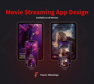 App name (SeezWatch) 3d app design motion graphics ui