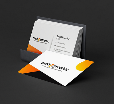 Business Cards Design for techNgraphic pvt ltd branding kit business card stationary design