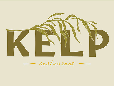 Kelp Restaurant Branding branding branding design design logo