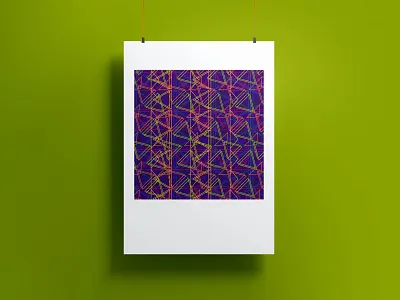 Stream of consciousness art chaos colors design digital geometric graphic design illustration messy pattern pattern design patterns triangle vibrant