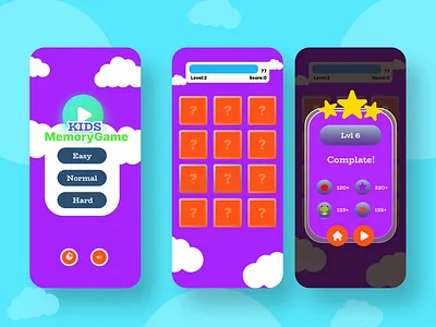 KIDS Game App Design 3d animation app branding dashboard design design game game design gameapp graphic design illustration kids landing page logo motion graphics multiplayer smash ui website