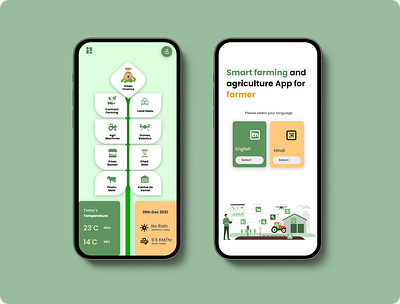 Mobile App for Agritech Startup app design mobile ui ux