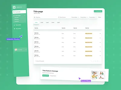 Design system - Vendredi asset brand component designsystem kit library product system ui uikit