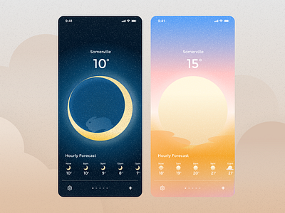 Weather App branding design graphic design illustration ui ux vector