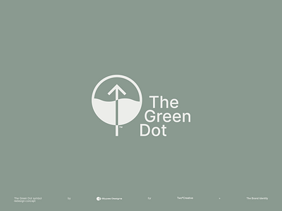The Green Dot symbol redesign brand brand design brand identity branding case study design europe graphic design icon icon design logo logo design logotype portfolio project recycle recycling symbol the brand identity the green dot