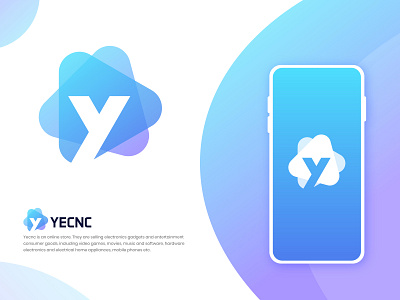 Yecnc modern logo and branding design eCommerce store logo app icon brand identity branding agency branding and identity design ecommerce store logo illustration letter y logo logo logo and branding logo design logo folio 2022 logo trends 2022 modern logo monogram logo online store app logo store logo technology logo y letter logo y monogram