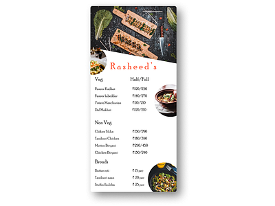 Pricing UI (Restaurant Menu price) app application design information pricing pricing ui restaurant restaurant menu restaurants price ui ux