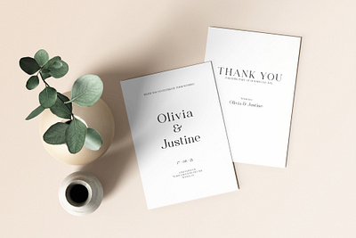 Paper Stationery Mockup branding graphic design logo mockup paper wedding